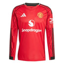 Manchester United Long Sleeve Home Fan Jersey 2025/26